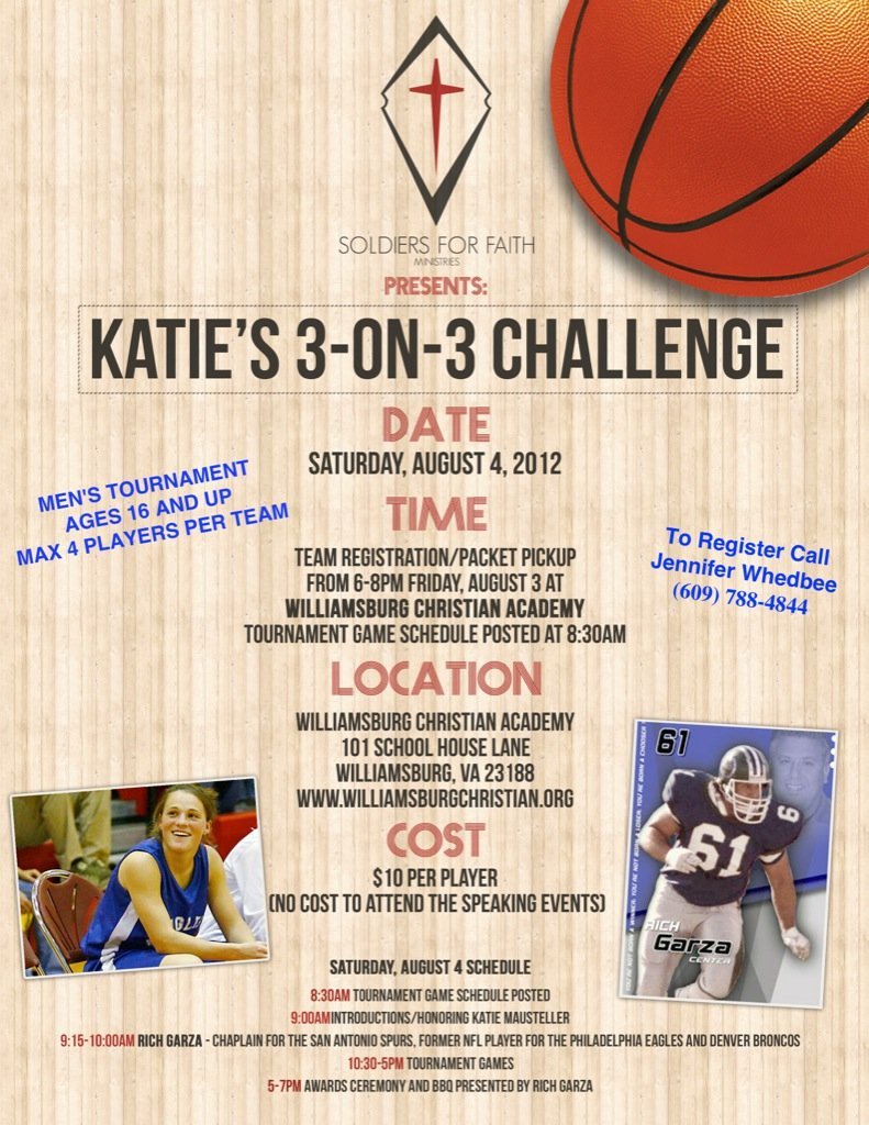 Katie's Challenge 3-on-3 Men's Basketball Event