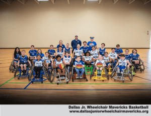 dallas mavericks wheelchair basketball community service center amts houston texas