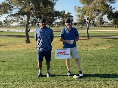 AM team members at the Arizona Pipe Trades 469 Golf Classic at McCormick Ranch Golf Club in Scottsdale, AZ