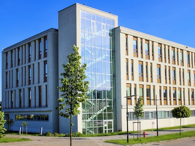 University lab building where critical research takes place