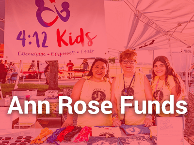 Children benefiting from the Ann Rose Funds program through AM Technical Solutions employees