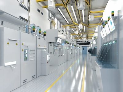 Advanced semiconductor facility floor space