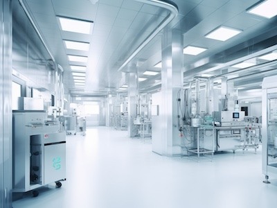 Semiconductor lab preparing for the manufacturing process