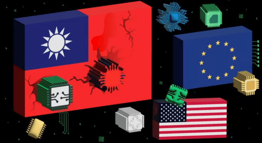 The semiconductor chip pendulum is slowly swinging west 11 123456