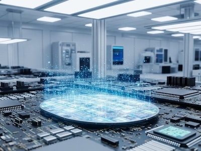 Fabrication production inside a semiconductor facility