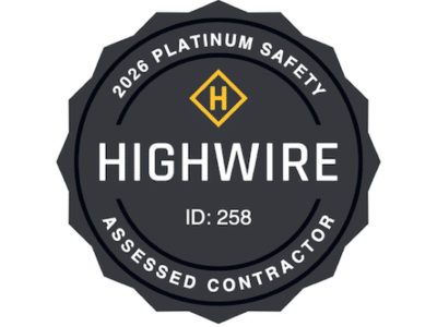 AM Technical Solutions continues strong safety record with 2026 Platinum Safety Award from Highwire as an Assessed Contractor