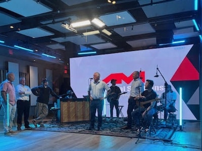 Interior shot of Studio 18 hosting an event for AM Technical Solutions