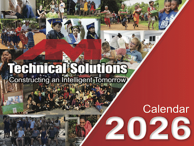 Cover Image of the 2026 Community Calendar from AM Technical Solutions (AM)